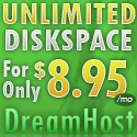 Unlimited diskspace and bandwidth from DreamHost.com